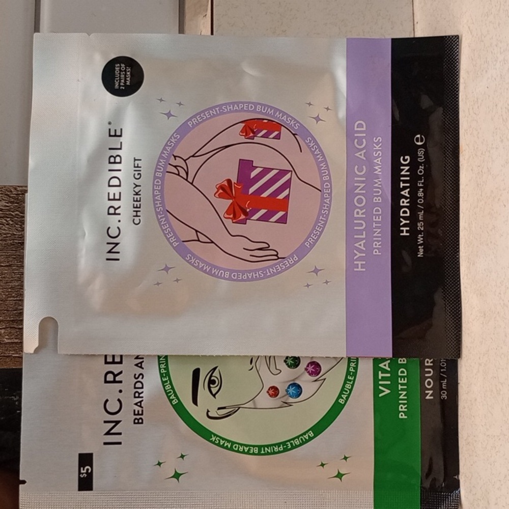 INC.REDIBLE Beard & Bum Masks